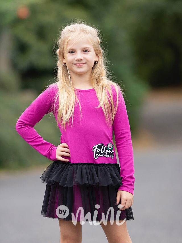 Follow your dreams šaty purple