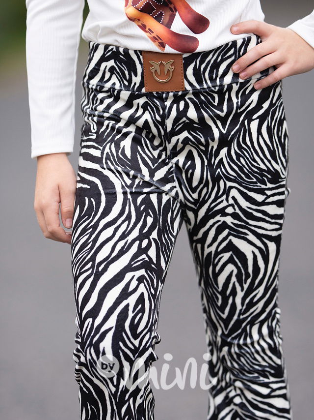 Zebrano velurové zvonáče