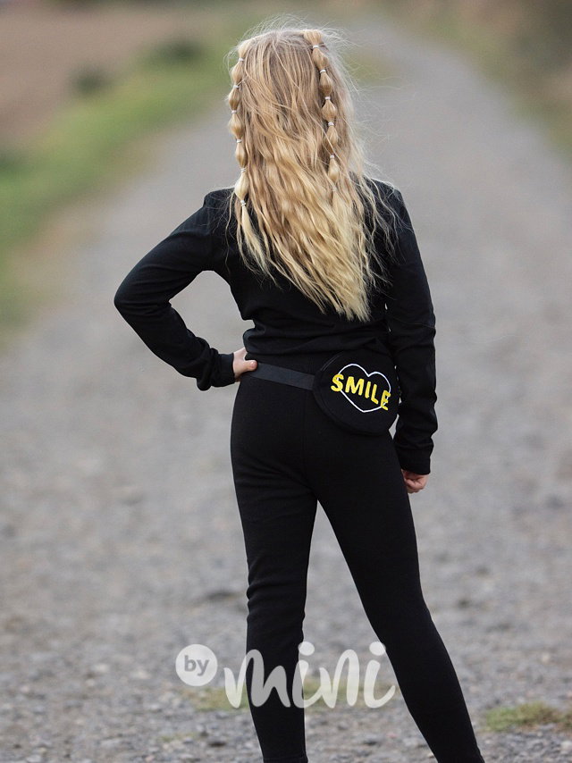 SMILE thermo legíny s ledvinkou yellow