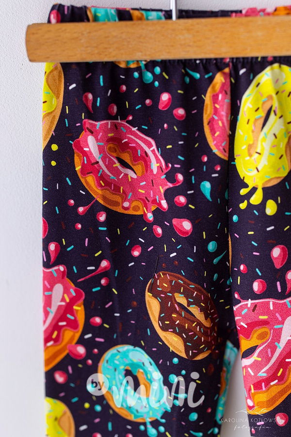 Donuts soft cotton legíny *Lily Grey*