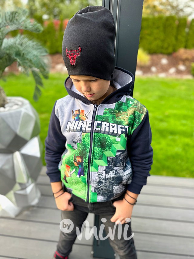 Minecraft vyteplená mikina