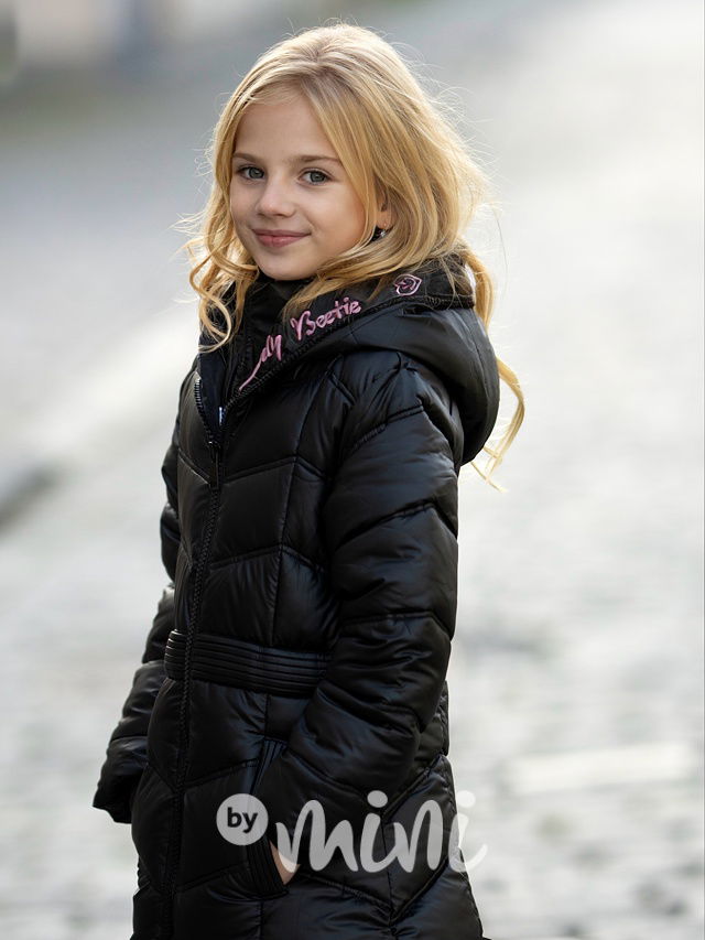 Zimní kabát černý Beetie