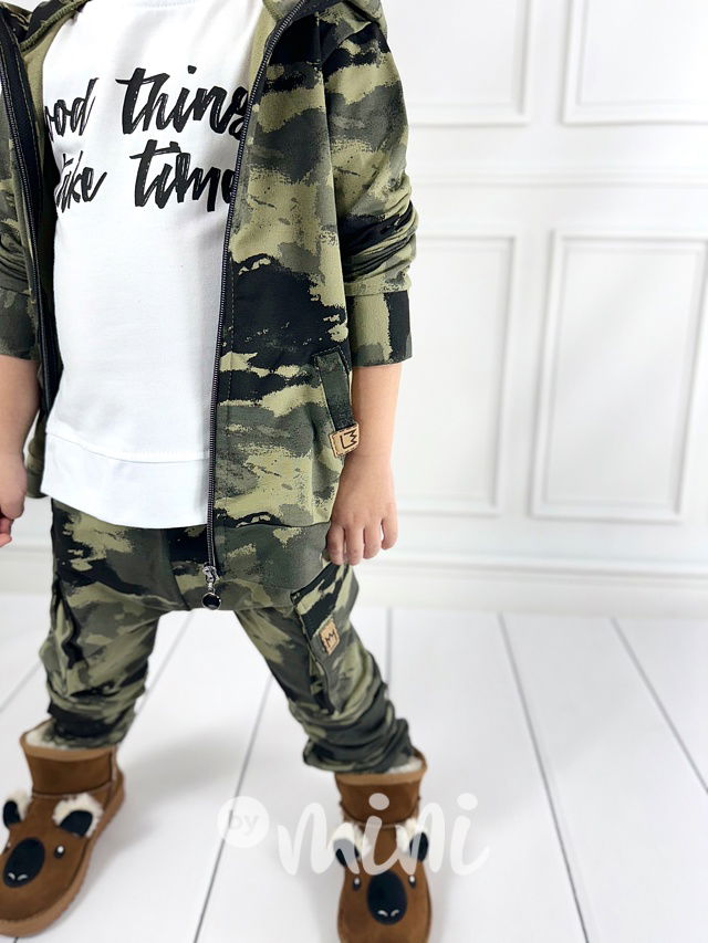 Green army baggy kapsáče