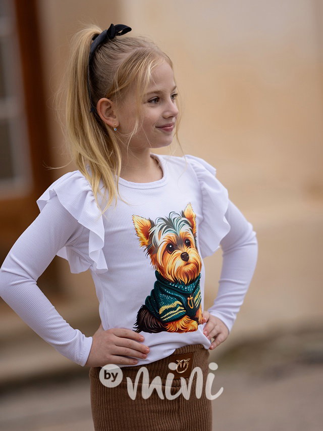 Žebrovaná blůzka yorkšír