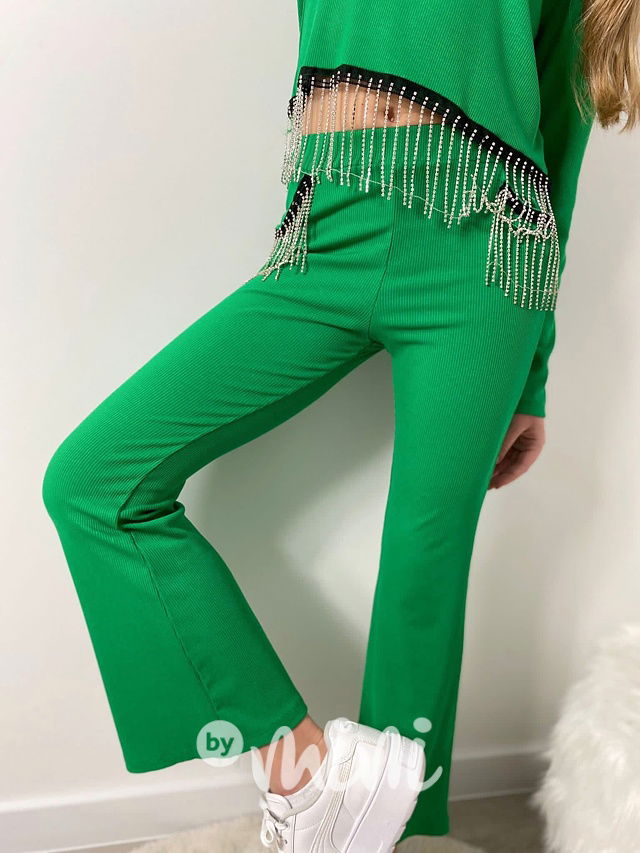 Zelený Gatsby komplet