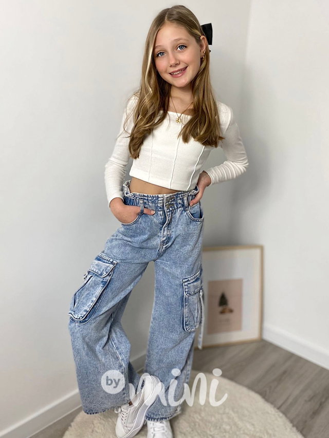 Fashion maxi jeans švédy kapsáče