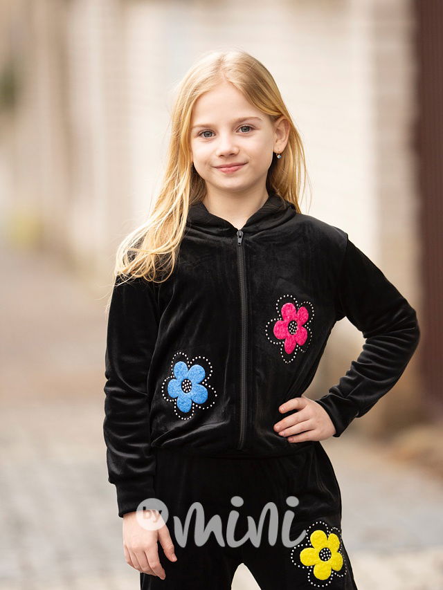 Soft velurová souprava FLOWERS