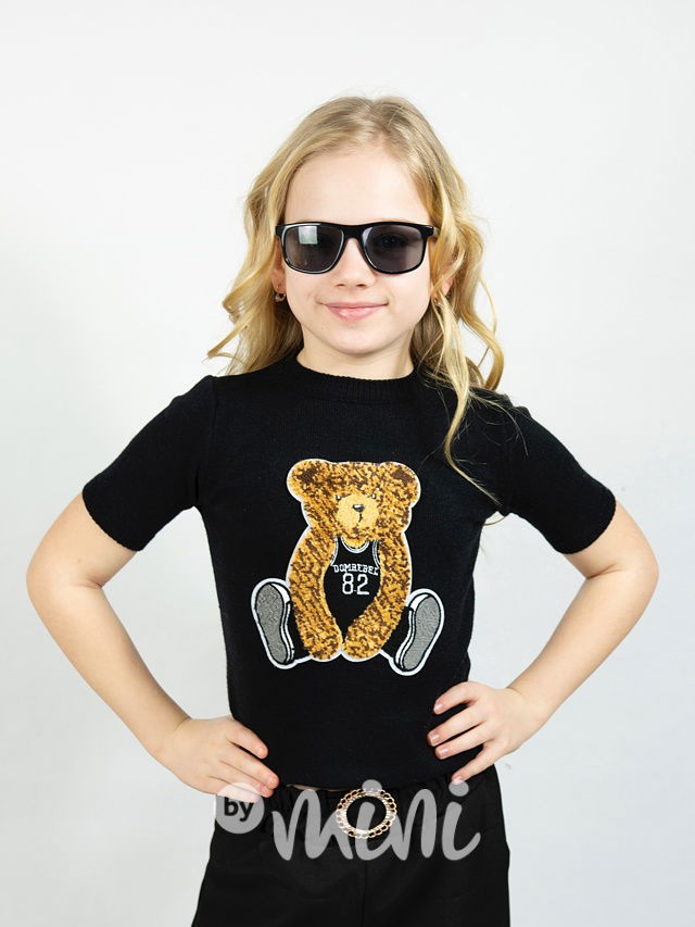 Teddy svetřík černý