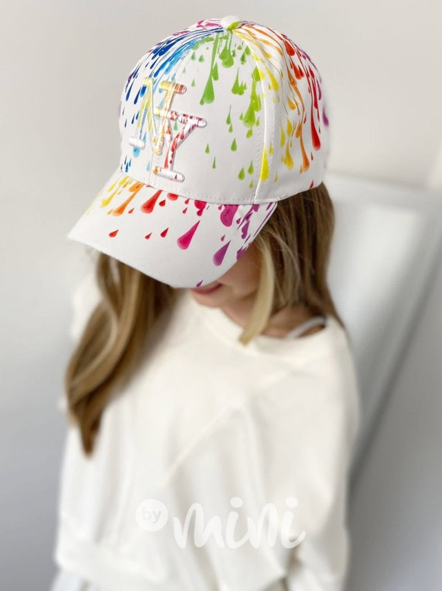 NY kšiltovka splash white