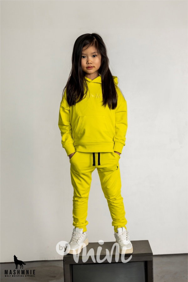 Mash Mnie logo mikina lemon