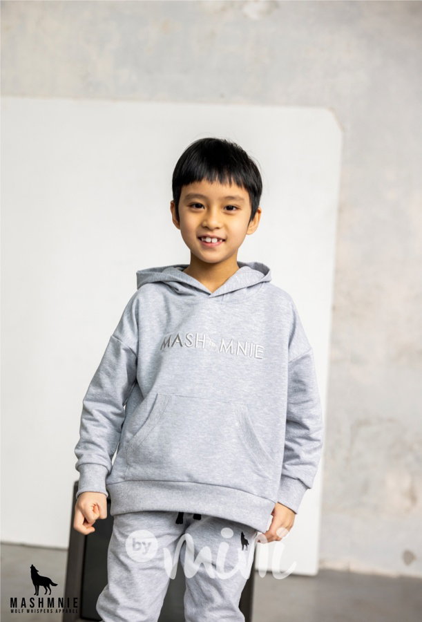 Mash Mnie logo mikina grey
