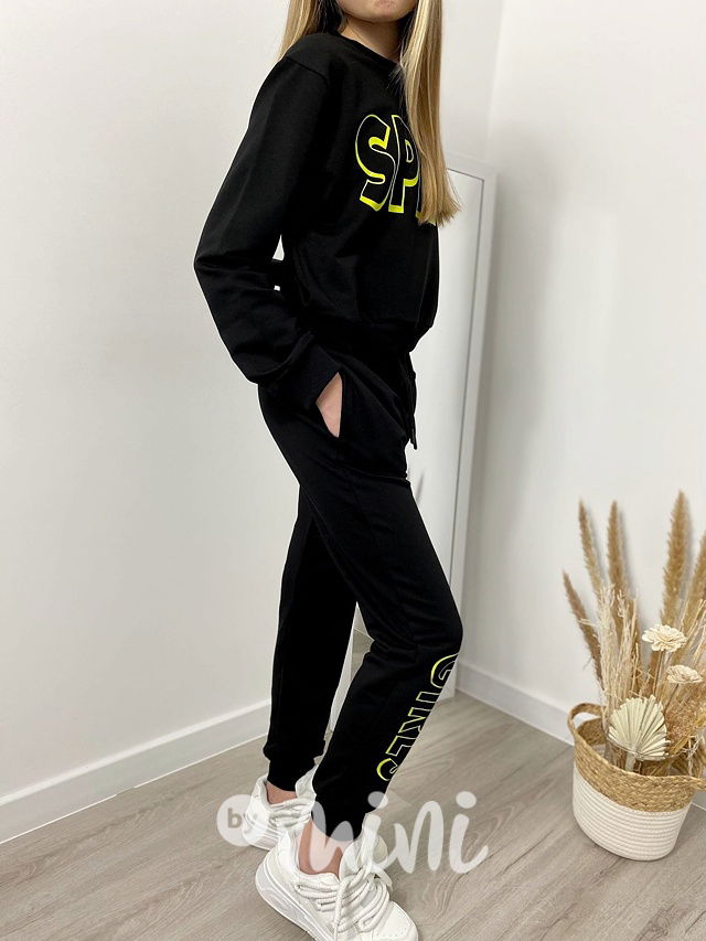 SPACE relaxed souprava černá