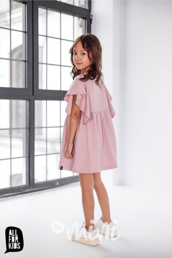 All for kids frill šaty pink