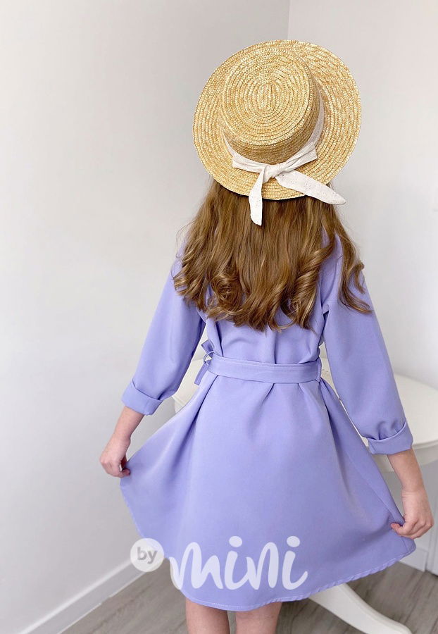 Jarní kabátek/šaty lila