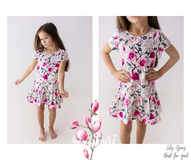 Lily Grey PREMIUM šaty bloom
