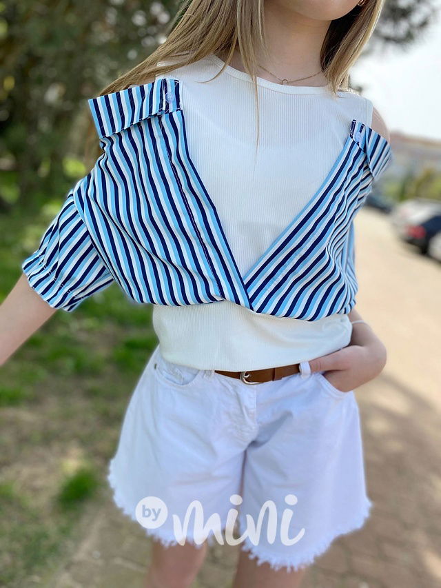 Košilové tílko 2v1