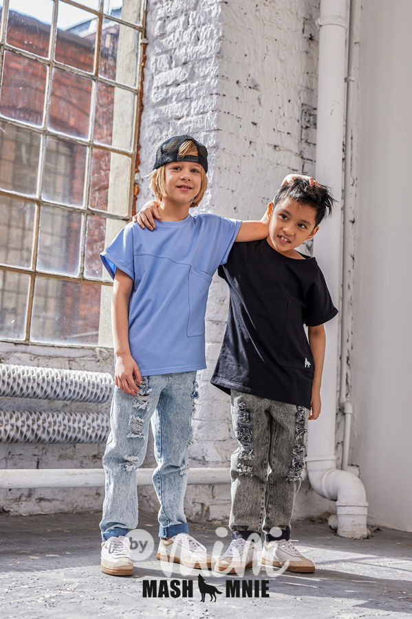 Mash Mnie ripped blue jeans