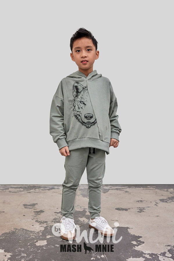 Mash Mnie mikina WOLF khaki
