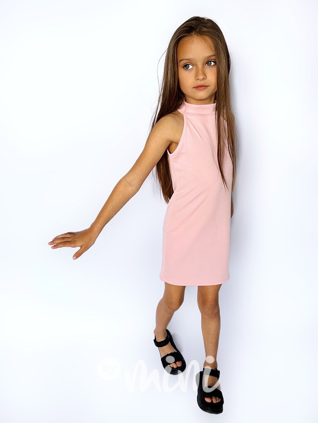 Letní mini šaty sweet pink