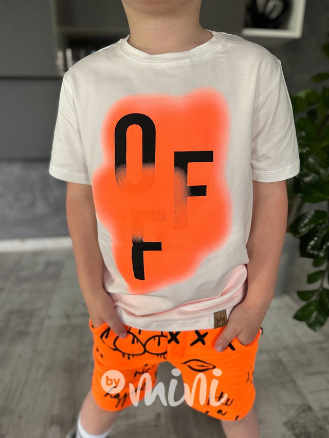 OFF triko white/neon