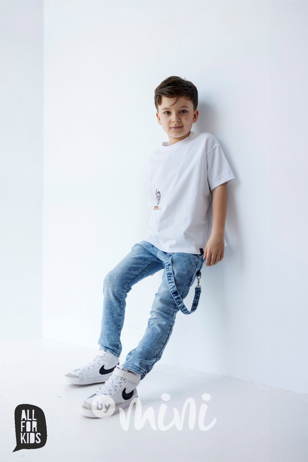 All for kids jeansy s laclem ice blue