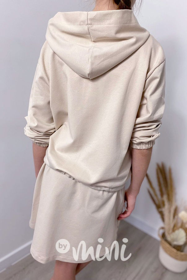 Mikina + sukně flowers