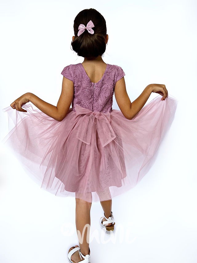 ROSE luxusní šaty vintage lila