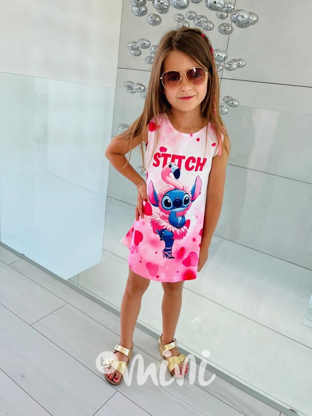 Lilo & Stitch flamingo letní šaty