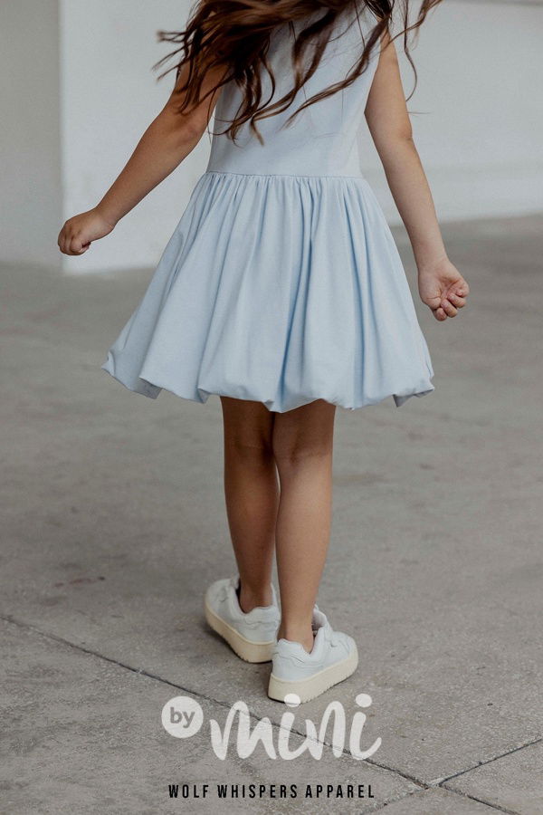 Mash Mnie šaty s balonovou sukní blue