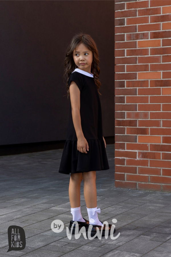 All for kids šaty s límečkem černé