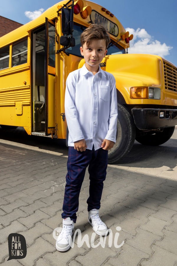 All for kids kalhoty blue karo