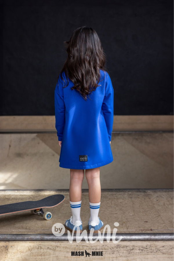 Mash Mnie šaty WOLF modré