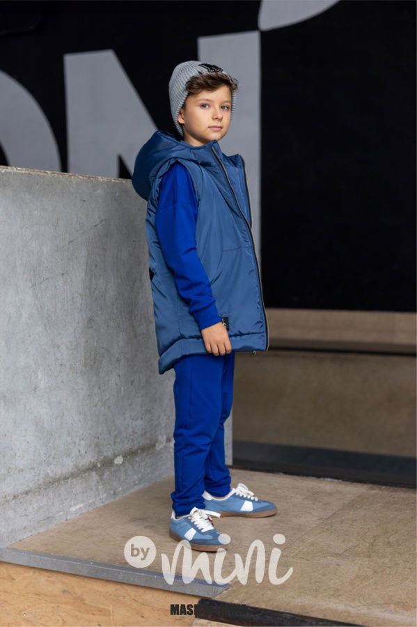 Mash Mnie vesta WOLF modrá