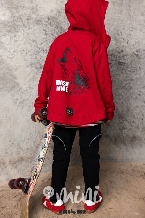 Mash Mnie jogger tepláky se zipy černé