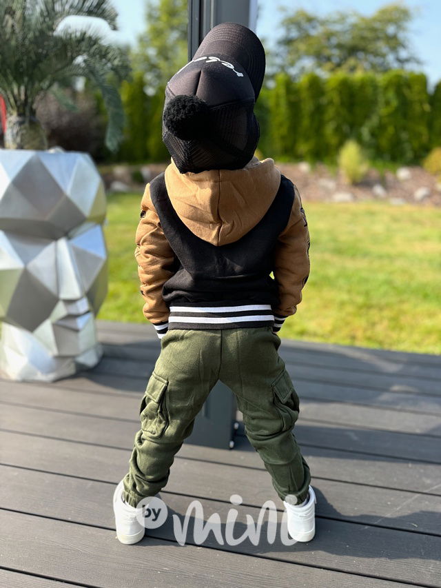 Zateplená baseball mikina