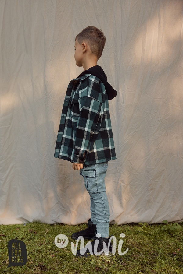 All for kids soft denim kalhoty ice blue