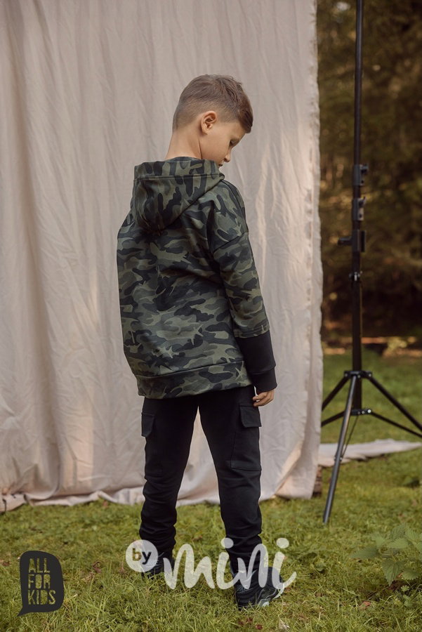 All for kids cargo tepláky černé