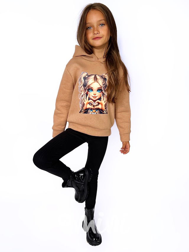 Černé soft velur legíny