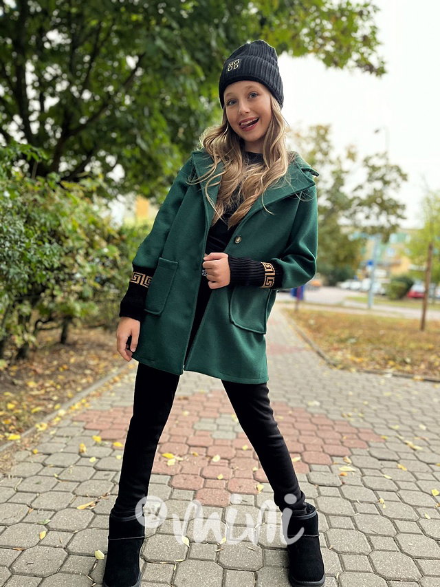 Zateplené legíny FASHION černé