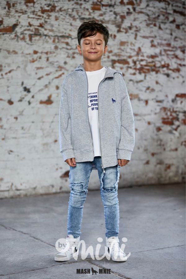 Mash Mnie soft denim jogger blue