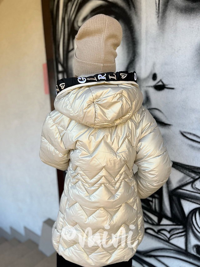 Zimní kabát GIRL metallic