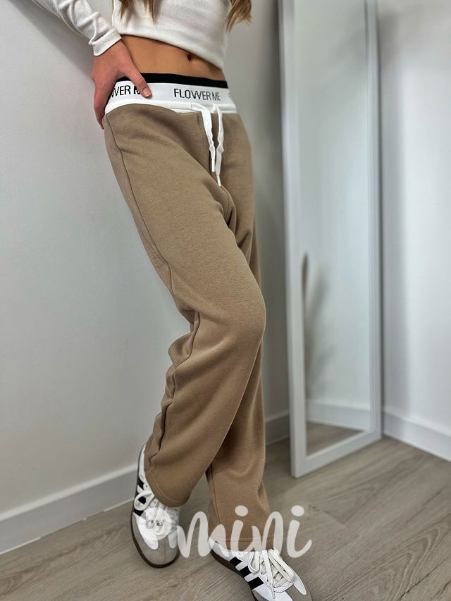 Zateplené lounge švédy FLOWER béžové