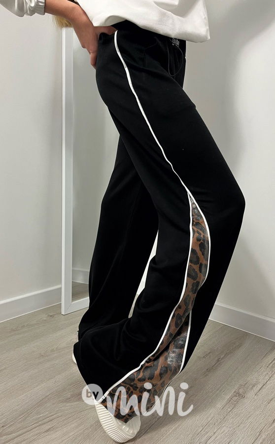 Volné relax kalhoty leopard
