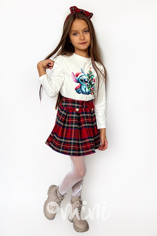 Lilo & Stitch vánoční soft velur blůzka
