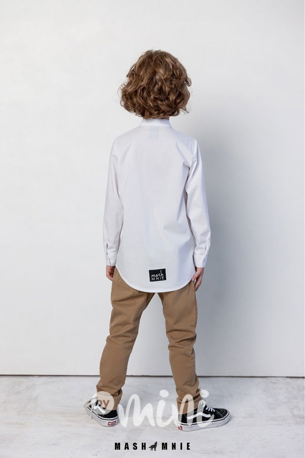 Mash Mnie bílá košile WOLF