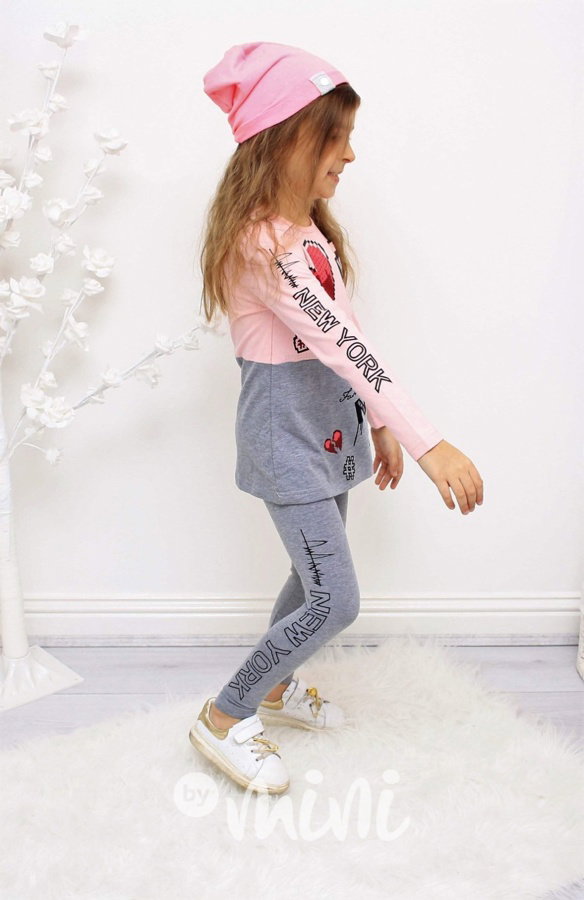 Pink/Grey New York set