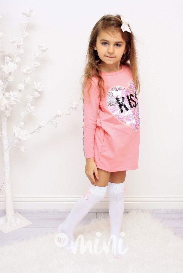Kiss peach tunika