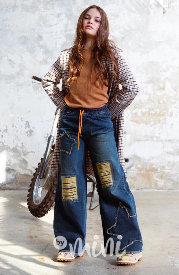 STAR fashion ripped jeansy