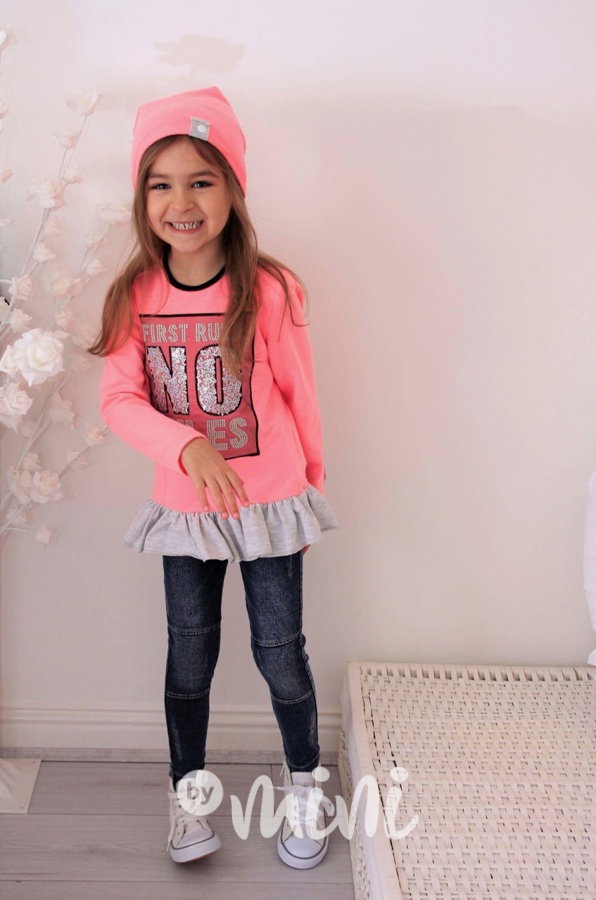 NO RULES neon tunika