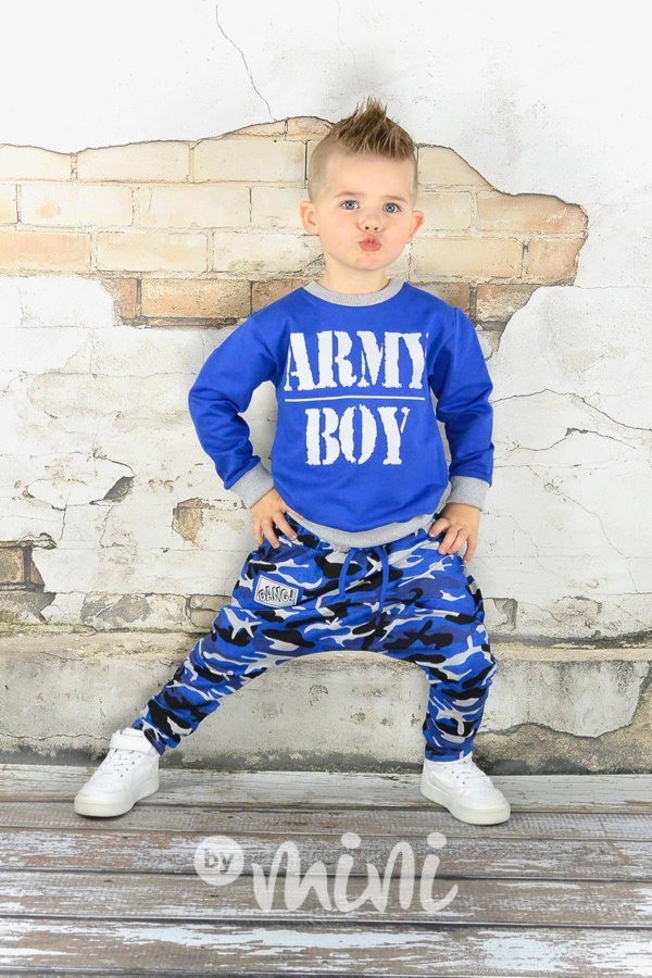 Army boy blue set